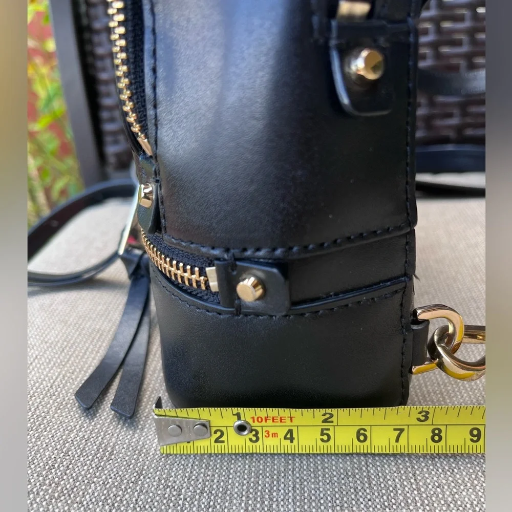EUC Michael Kors Rhea Mini Black Leather Backpack